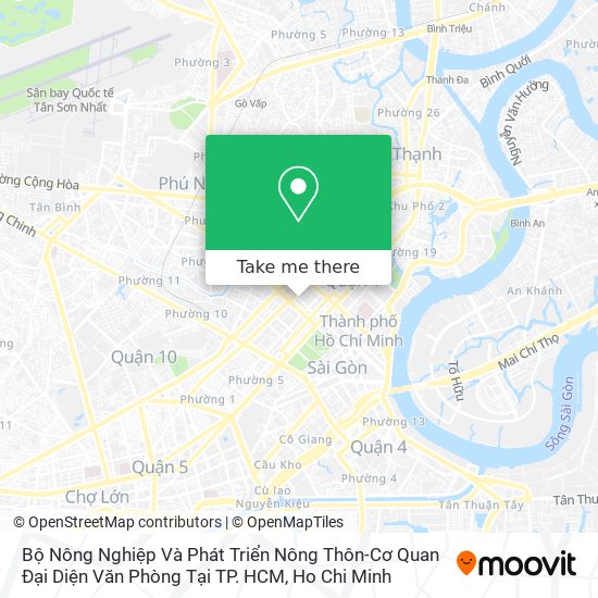 Bộ Nông Nghiệp Và Phát Triển Nông Thôn-Cơ Quan Đại Diện Văn Phòng Tại TP. HCM map