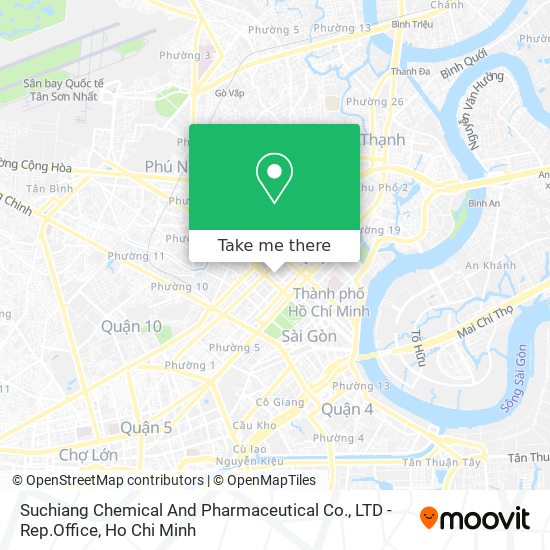 Suchiang Chemical And Pharmaceutical Co., LTD - Rep.Office map