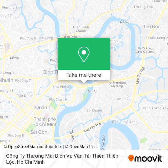 Công Ty Thương Mại Dịch Vụ Vận Tải Thiên Thiên Lộc map