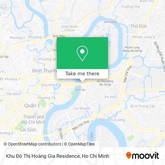 Khu Đô Thị Hoàng Gia Residence map