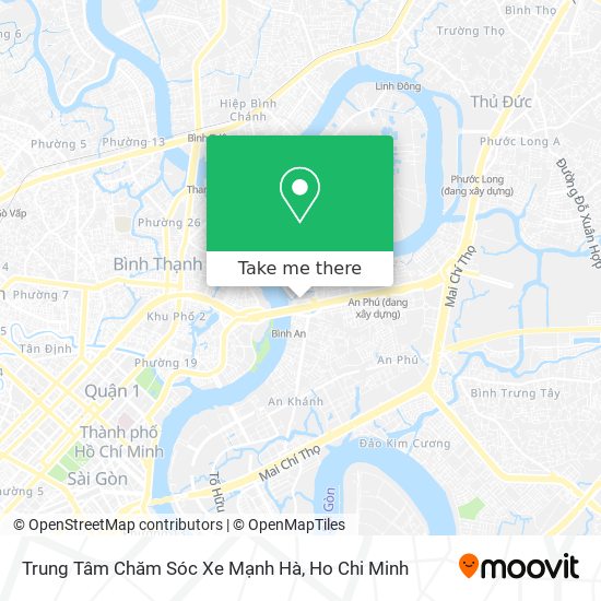 Trung Tâm Chăm Sóc Xe Mạnh Hà map