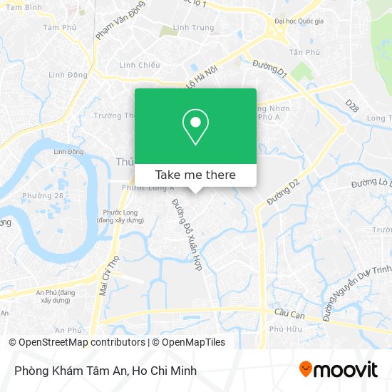 Phòng Khám Tâm An map