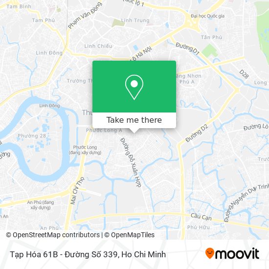 Tạp Hóa 61B - Đường Số 339 map