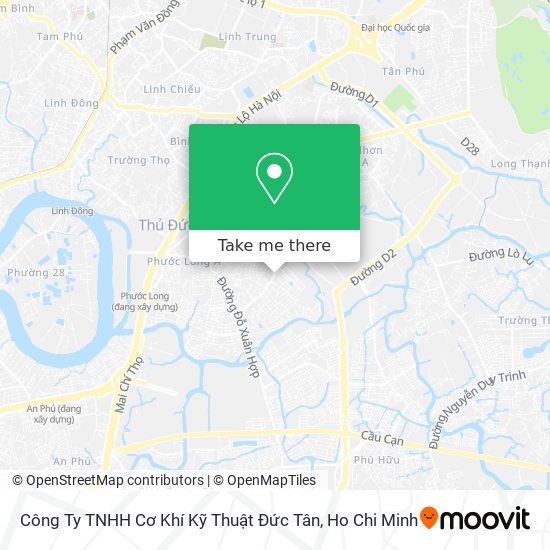 Công Ty TNHH Cơ Khí Kỹ Thuật Đức Tân map