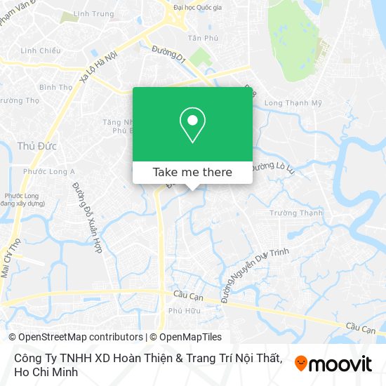 Công Ty TNHH XD Hoàn Thiện & Trang Trí Nội Thất map