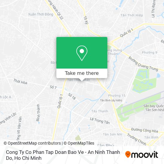 Cong Ty Co Phan Tap Doan Bao Ve - An Ninh Thanh Do map