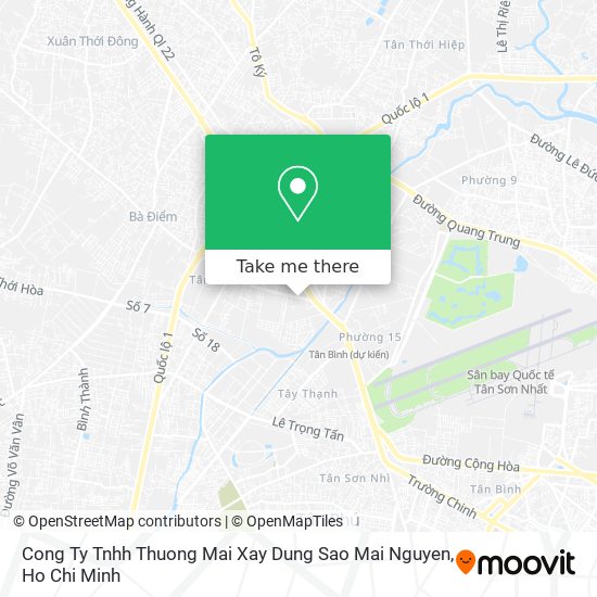 Cong Ty Tnhh Thuong Mai Xay Dung Sao Mai Nguyen map