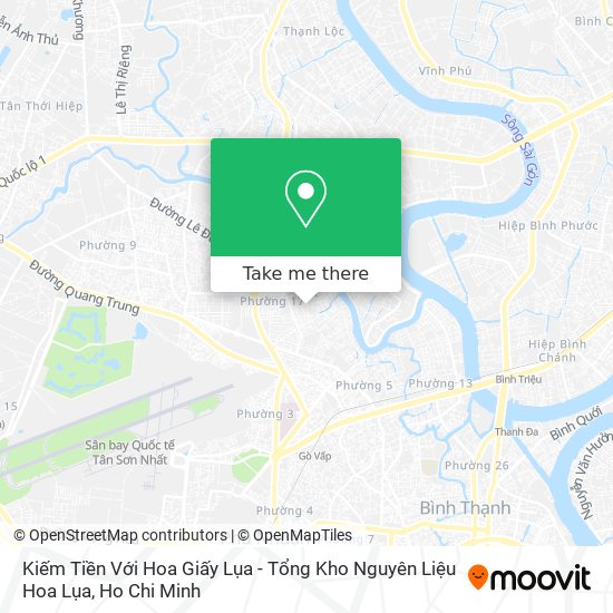 Kiếm Tiền Với Hoa Giấy Lụa - Tổng Kho Nguyên Liệu Hoa Lụa map