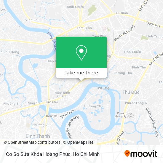 Cơ Sở Sửa Khóa Hoàng Phúc map