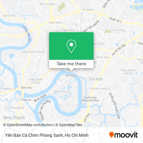 Yến Bán Cá Chim Phóng Sanh map