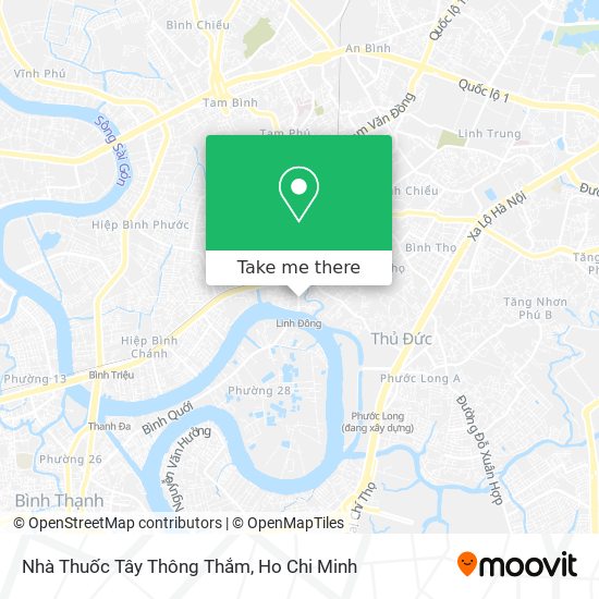 Nhà Thuốc Tây Thông Thắm map