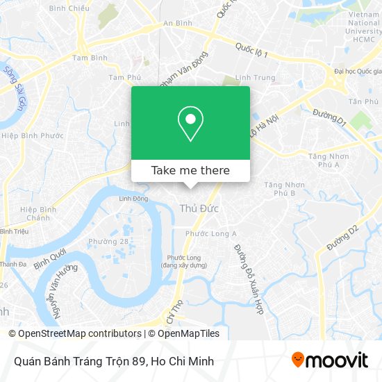 Quán Bánh Tráng Trộn 89 map