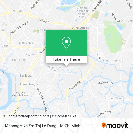 Massage Khiếm Thị Lê Dung map