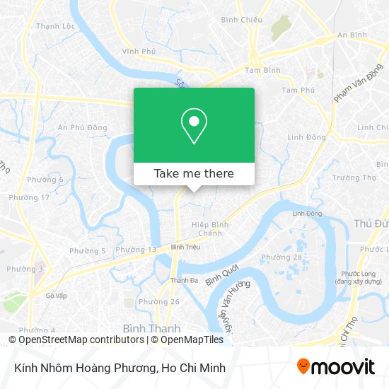 Kính Nhôm Hoàng Phương map