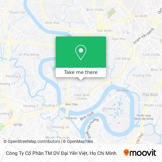 Công Ty Cổ Phần TM DV Đại Yến Việt map
