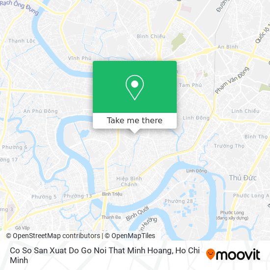 Co So San Xuat Do Go Noi That Minh Hoang map