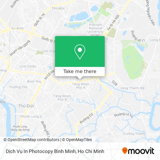 Dịch Vụ In Photocopy Bình Minh map