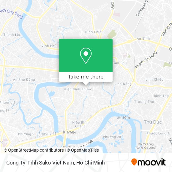 Cong Ty Tnhh Sako Viet Nam map