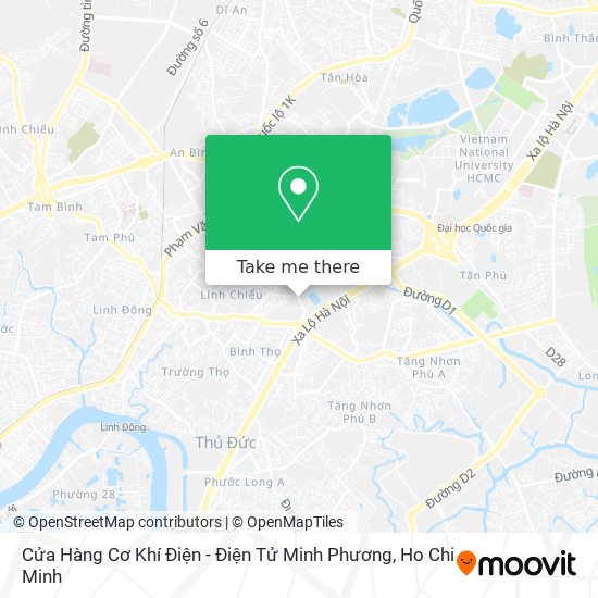 Cửa Hàng Cơ Khí Điện - Điện Tử Minh Phương map