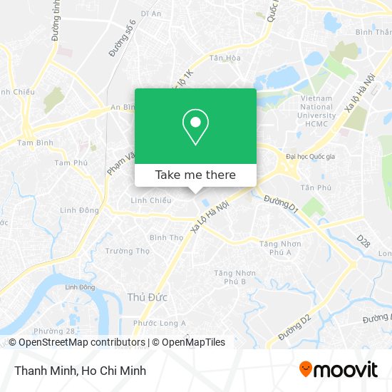 Thanh Minh map