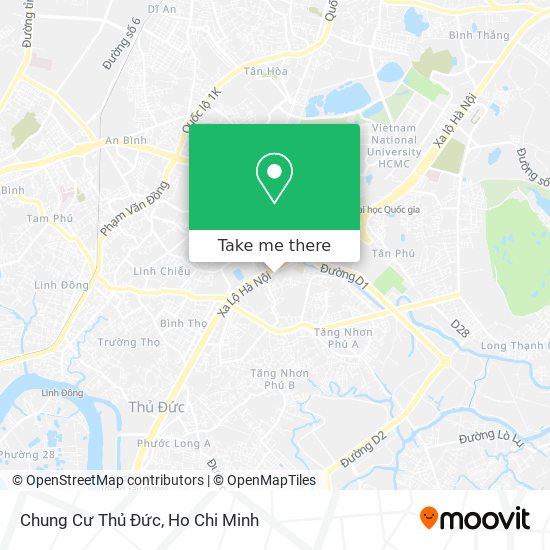 Chung Cư Thủ Đức map