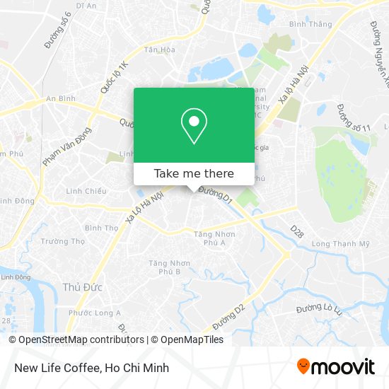 New Life Coffee map