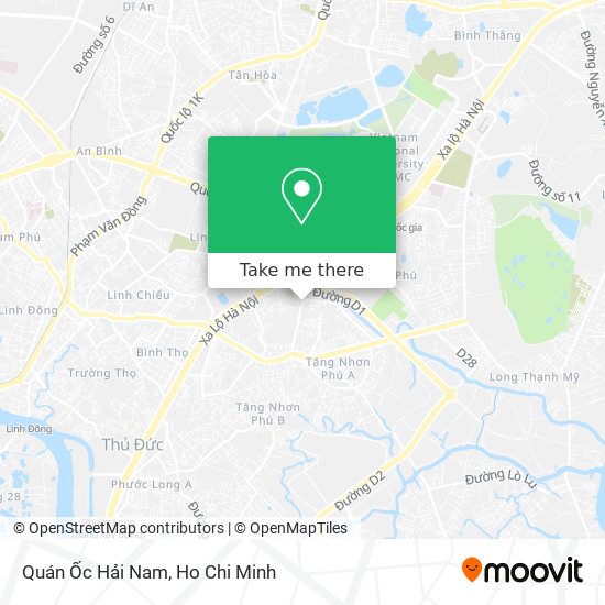 Quán Ốc Hải Nam map