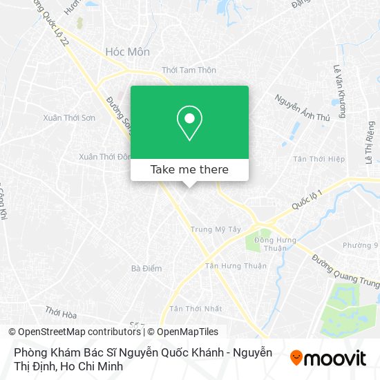 Phòng Khám Bác Sĩ Nguyễn Quốc Khánh - Nguyễn Thị Định map