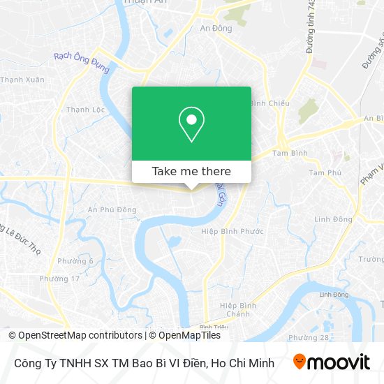 Công Ty TNHH SX TM Bao Bì VI Điền map