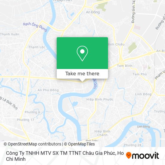 Công Ty TNHH MTV SX TM TTNT Châu Gia Phúc map