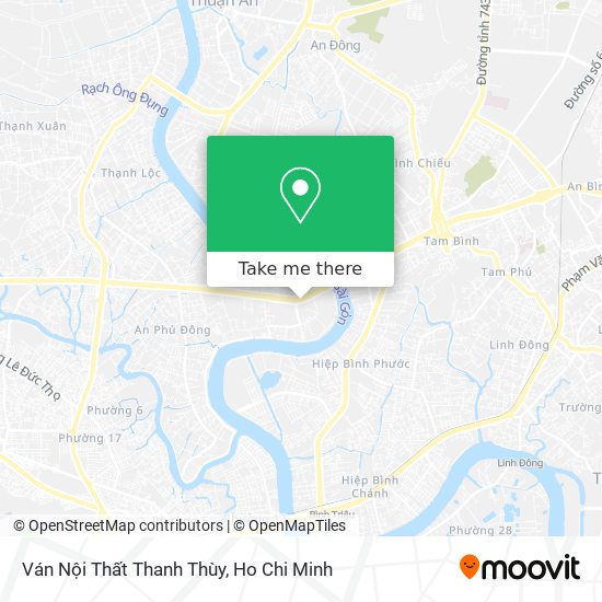 Ván Nội Thất Thanh Thùy map