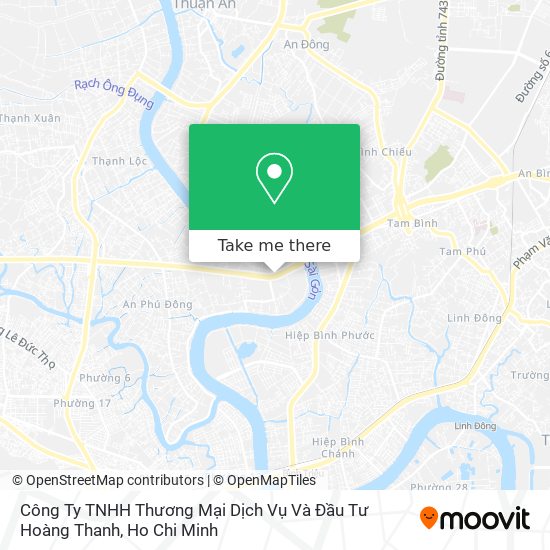 Công Ty TNHH Thương Mại Dịch Vụ Và Đầu Tư Hoàng Thanh map