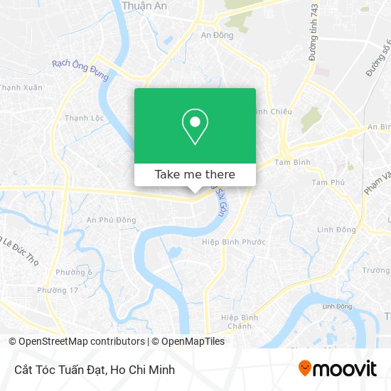 Cắt Tóc Tuấn Đạt map