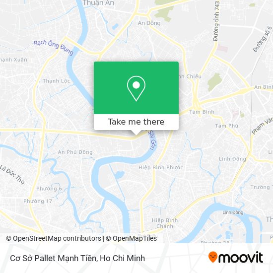 Cơ Sở Pallet Mạnh Tiền map