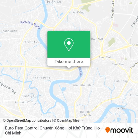 Euro Pest Control Chuyên Xông Hơi Khử Trùng map