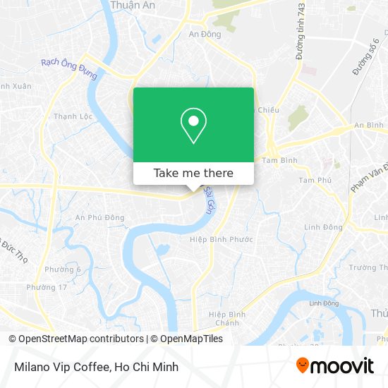 Milano Vip Coffee map