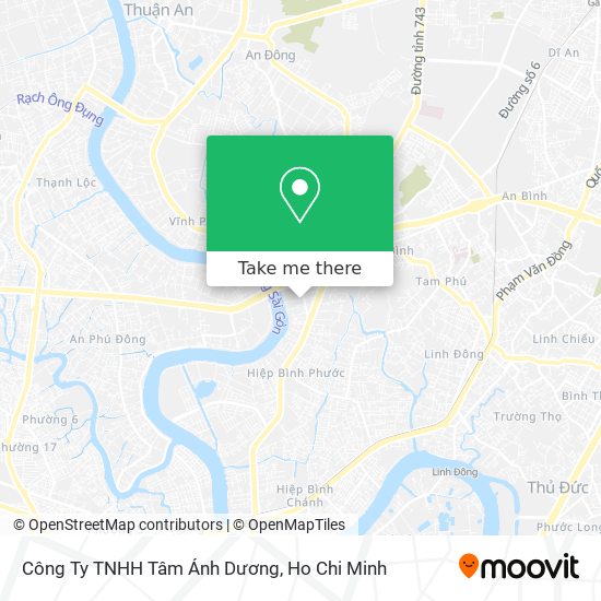 Công Ty TNHH Tâm Ánh Dương map