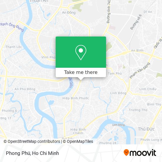 Phong Phú map