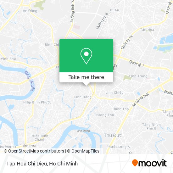 Tạp Hóa Chị Diệu map