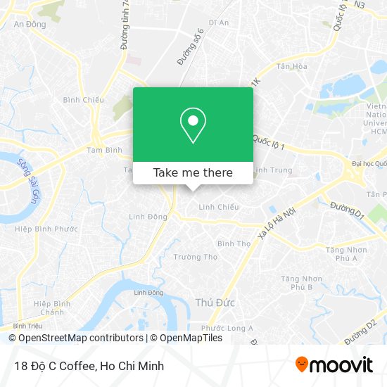18 Độ C Coffee map