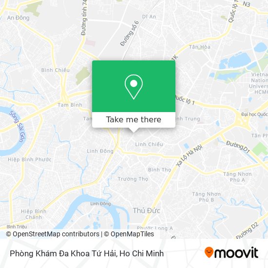 Phòng Khám Đa Khoa Tứ Hải map