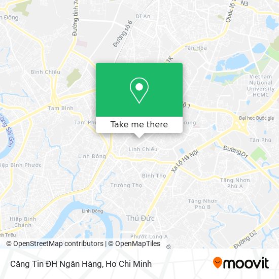 Căng Tin ĐH Ngân Hàng map