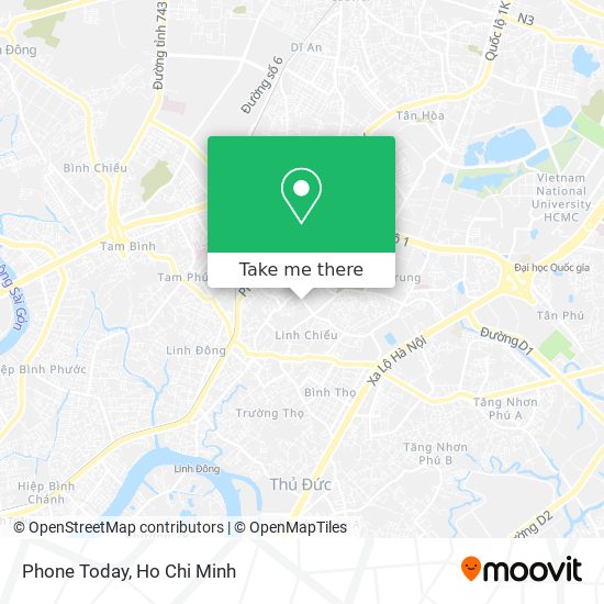 Phone Today map