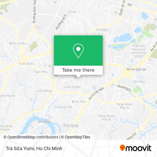 Trà Sữa Yumi map