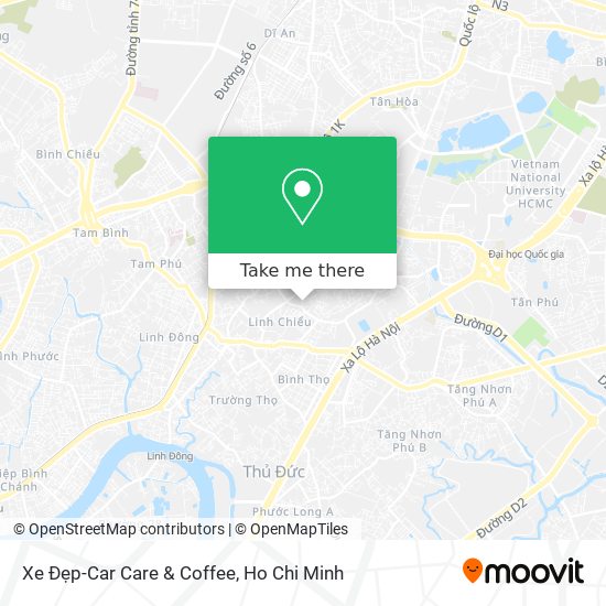 Xe Đẹp-Car Care & Coffee map