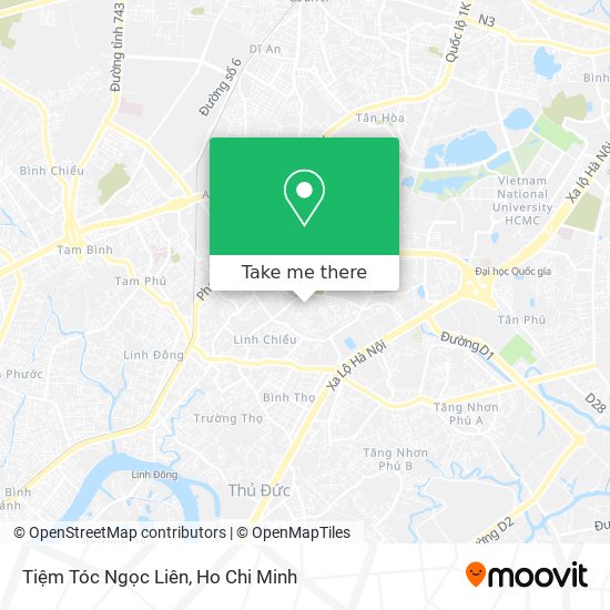 Tiệm Tóc Ngọc Liên map