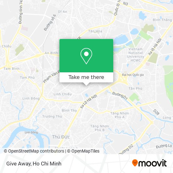 Give Away map