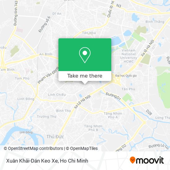 Xuân Khải-Dán Keo Xe map