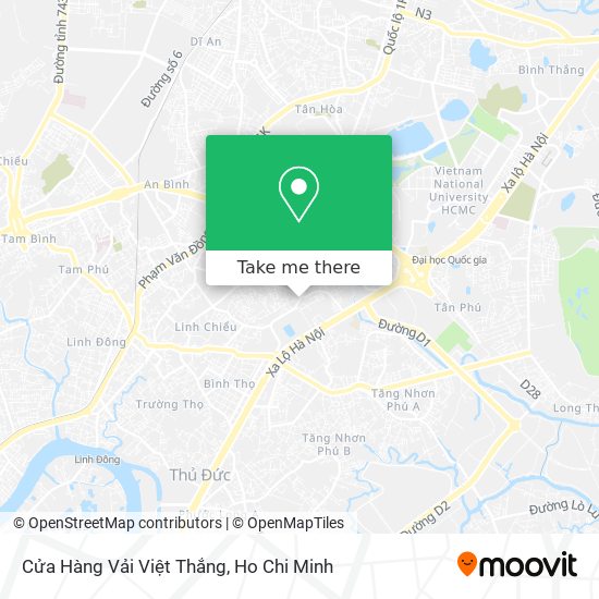 Cửa Hàng Vải Việt Thắng map