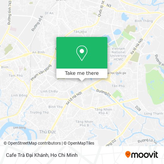 Cafe Trà Đại Khánh map